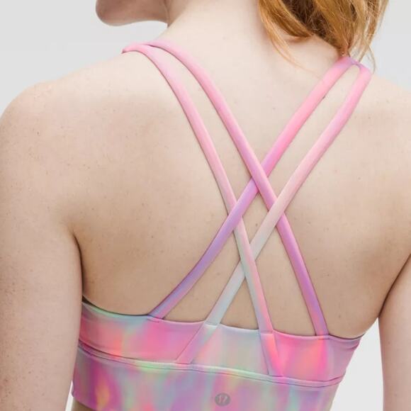 Lululemon Energy Longline Bra Wash size 6 Psychedelic Wash PSYM - Picture 5 of 6